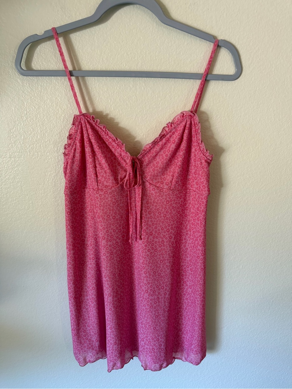American Eagle Outfitters Y2K Pink Floral Dress